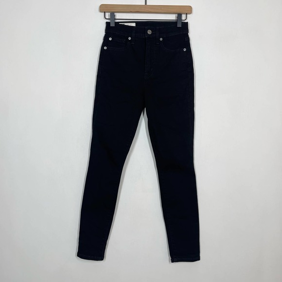 GAP Denim - Gap Jeans Women's Size 25 0P Black Denim True Skinny High Rise Pants Slim